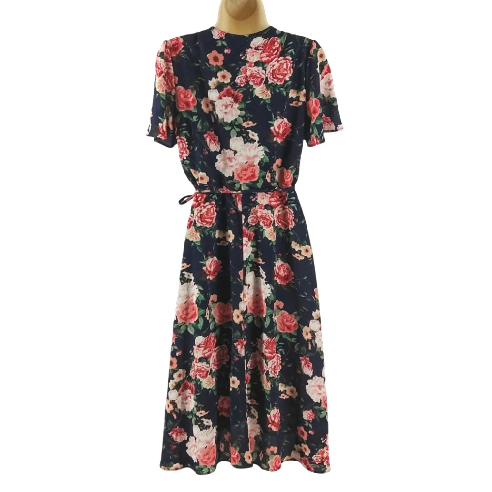 Rabbit Rabbit Rabbit floral wrap dress - Picture 5 of 8